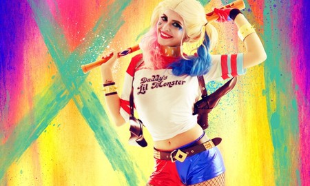 Andrea cosplay Harley Quinn cực kì cá tính trong phim Suicide Squad