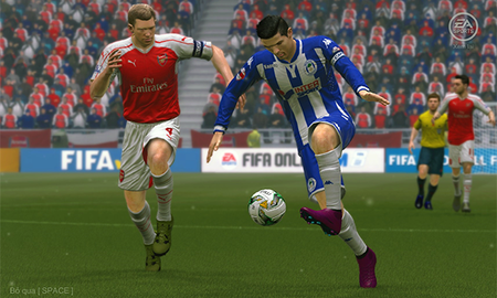 Những pha cản phá điên rồ của hàng thủ Arsenal trong FIFA Online 3