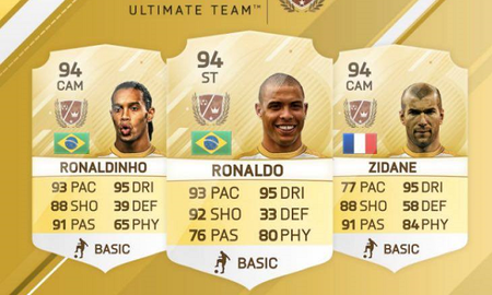 Dân chơi FIFA Online 3 lại có dịp GATO với dàn Huyền thoại sắp cập nhật của FIFA 17