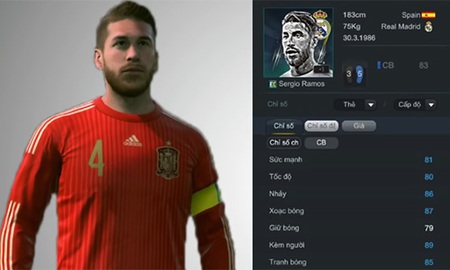 FIFA Online 3 - Ramos EC16: Trung vệ điển trai - điên rồ nhất thế giới