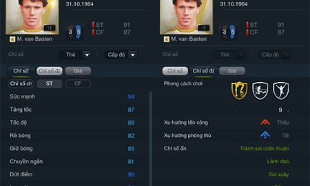 FIFA Online 3: Van Basten World Legend - Huyền thoại của những siêu phẩm