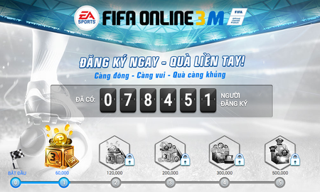 Garena Việt Nam bất ngờ hào phóng, vung quà tặng nhân ngày FIFA Online 3 Mobile Open Beta