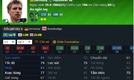 Chọn trung vệ nào chống bóng bổng ngon trong FIFA Online 3?