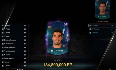 Thẻ EC16 sau 2 ngày ra mắt máy chủ FIFA Online 3 Việt Nam