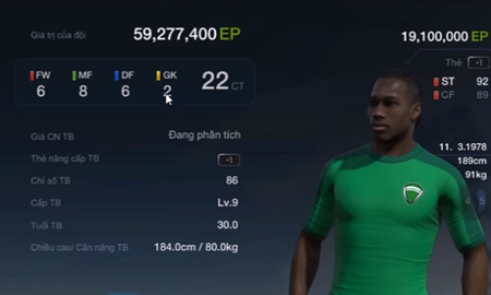 Xây dựng đội hình những “ngôi sao đen” trong FIFA Online 3