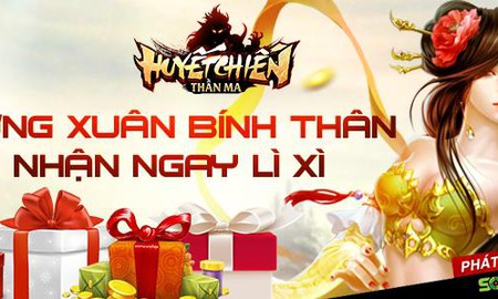 Mừng năm mới Bính Thân, SohaPlay tặng 300 Vipcode Webgame Huyết Chiến Thần Ma