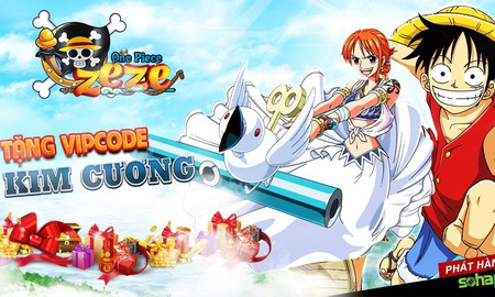 SohaPlay tặng ngay 500 Vipcode Webgame One Piece ZeZe sau 3 ngày ra mắt