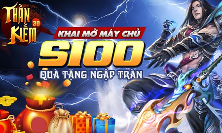 Cán mốc server thứ 100, Thần Kiếm 3D phát Giftcode tri ân game thủ