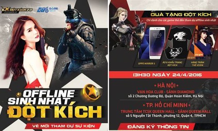 Game thủ Đột Kích “tắt máy tính” đón tiệc Sinh Nhật 12 tỷ đồng