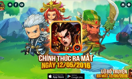 Game mới Lữ Bố Truyện cập bến Việt Nam vào ngày 12/05