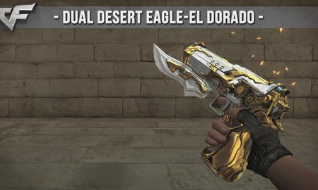 Cộng đồng Đột Kích “kinh hoàng” trước sức mạnh của Dual Desert Eagle-El Dorado