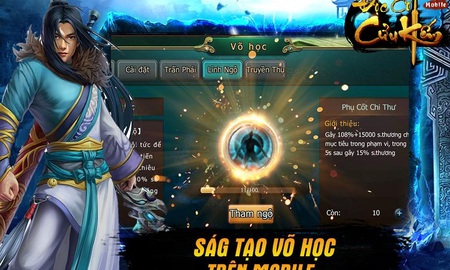 Ngay bây giờ game thủ đã có thể khai tông lập phái, truyền thụ võ công trong game mobile