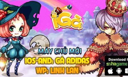 Khai mở máy chủ mới WP Linh Lan, iGà dành tặng 500 Giftcode giá trị