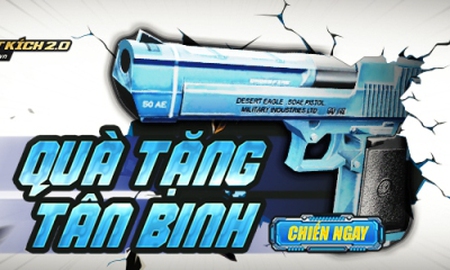 Mừng bản update mới, Đột Kích mạnh dạn chi 60.000 Vcoin mỗi ngày cho tân binh