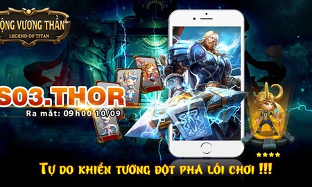 Mộng Vương Thần gửi tặng VIP Code khai mở máy chủ Thor