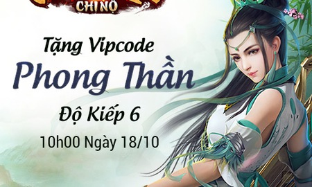 SohaPlay tặng ngay 200 Vipcode Webgame Phong Thần Chi Nộ nhân dịp ra mắt máy chủ mới