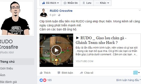 CFS 2016 đến gần, Rudo vẫn chăm chỉ làm clip hướng dẫn fan cách gánh team trong Đột Kích