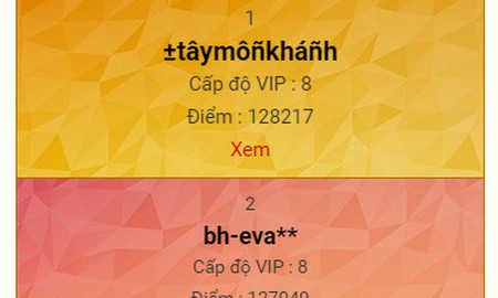 ±tâymôñkháñh lại soán top VIP Đột Kích của “đại gia” bh-eva**, cuộc đua đang căng thẳng hơn bao giờ hết