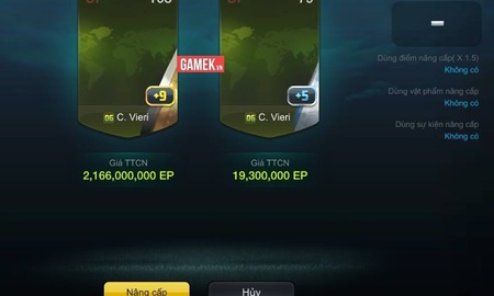 FIFA Online 3: Ước mơ được sở hữu thẻ +10, BnB lại tiễn Bò mộng Vieiri về với ‘’Gà Rán’’