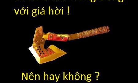 Game thủ Đột Kích nói gì về event tiêu Vcoin nhận Rìu Trống Đồng và súng AWM