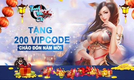 SohaPlay tặng ngay 200 Vipcode Webgame Thanh Vân Chí nhân dịp năm mới