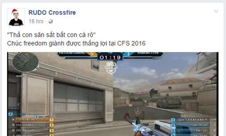 Fan tự hào khi team Đột Kích được đích danh Tổng cục TDTT cử đi thi đấu tại CFS 2016