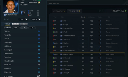 FIFA Online 3: Những thẻ cầu thủ mùa U6 đáng trải nghiệm nhất