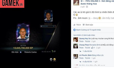 Game thủ đua nhau show quà event thẻ cầu trị giá hàng tỷ EP, FIFA Online 3 lại loạn?
