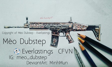 “Họa sĩ” hàng đầu Đột Kích trổ tài với loạt súng Cung Hoàng Đạo