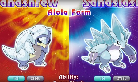 Pokemon Sun & Moon giới thiệu dạng biến hình mới cho từng loài Pokemon
