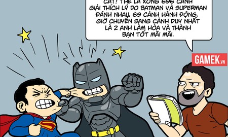 Truyện tranh hài - Lý do vì sao Batman V Superman không có After Credit cuối phim