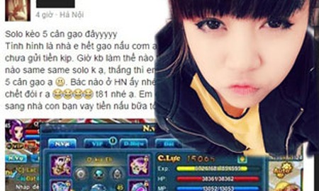 Nữ game thủ gạ kèo solo... 5 cân gạo khiến 500 anh em tranh nhau làm shipper miễn phí