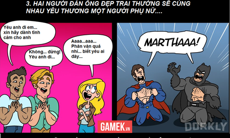 Truyện tranh hài - Những điểm giống nhau giữa Batman V Superman và một bộ phim tình cảm hài