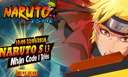 Khai mở máy chủ mới, Naruto Is Me dành tặng VIPCode cực giá trị
