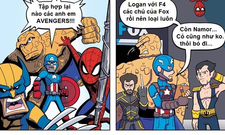 Sự khác nhau giữa truyện tranh và phim siêu anh hùng Marvel