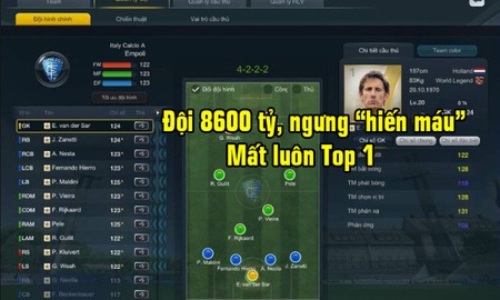 FIFA Online 3: LT niewkhuccuoi chính thức mất vị trí Top 1 giá trị đội hình trong ngày 10/6