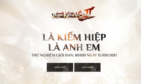 Game Client Ngạo Kiếm Vô Song 2 chính thức cho download bản cài tại Việt Nam