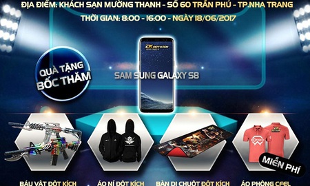VTC Game “bạo tay” chi đậm quà cho game thủ tới xem Chung kết Đột Kích CFEL 2017