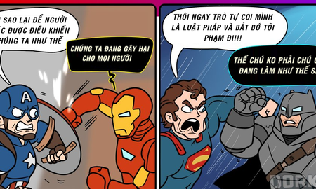 Sự khác nhau giữa Captain America và Batman V Superman