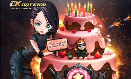 Đột Kích đang 'bá chiếm' mạng xã hội, tràn ngập hình ảnh sinh nhật 9 tuổi
