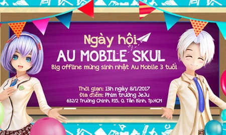 Big Offline 3 tuổi Au Mobile sẽ diễn ra ở nơi đẹp nhất Sài Gòn