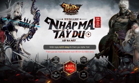 Game thủ ghi danh “thỉnh” VIP Code webgame Tây Du Chi Lộ