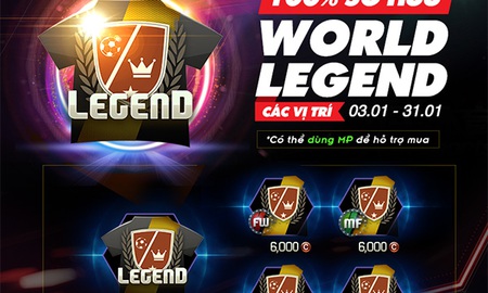 Cộng đồng FIFA Online 3 dậy sóng vì Garena bất ngờ bán trực tiếp thẻ World Legend
