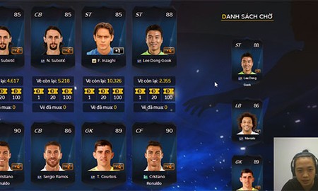 Sự kiện độc đáo có 1-0-2 cho game thủ FIFA Online 3: Xổ số trúng siêu cầu thủ