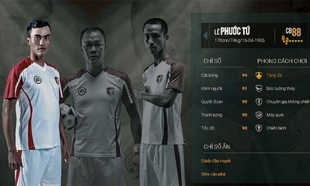 Lê Phước Tứ: Lá chắn thép của tuyển Việt Nam trong FIFA Online 3