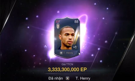 FIFA Online 3 - Henry Ultimate Best: thần gió 2.0