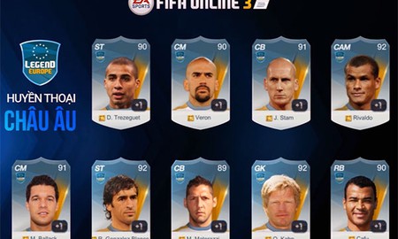 FIFA Online 3: Huyền thoại châu Âu ‘made by’ FAPtv