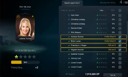 Dành cho tân binh FIFA Online 3: Chỉ dẫn về HLV