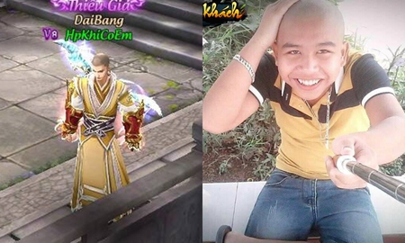 Game thủ Việt cạo trọc đầu vì muốn giống nhân vật trong game