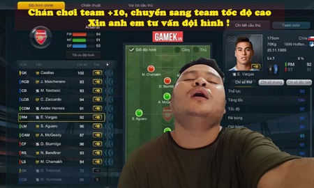 FIFA Online 3: Chán chơi team +10, anh Vinh "Râu" chuẩn bị lập team mới